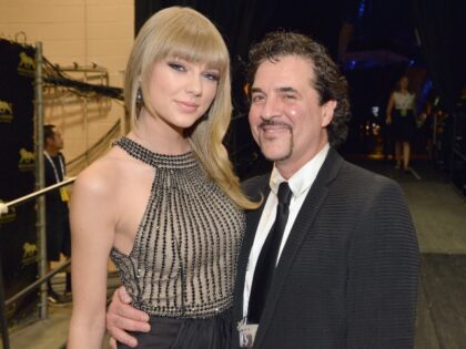Scott Borchetta and Taylor Swift