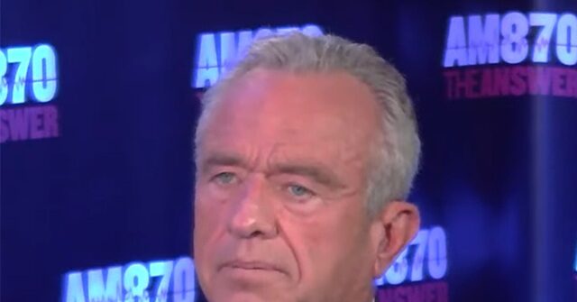 Exclusive: Robert F. Kennedy Jr. Says He Lost 90% of Friendships over His 'Political Choices'