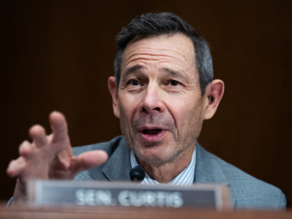 UNITED STATES - APRIL 29: Sen. John Curtis, R-Utah, questions EPA Administrator Lee Zeldin