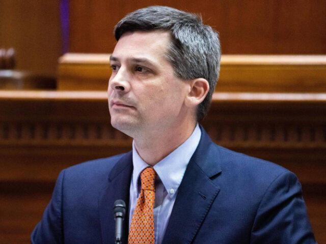 Shane Massey Senate Majority Leader Shane Massey (R-Edgefield) debates a bill that would ban abortion a