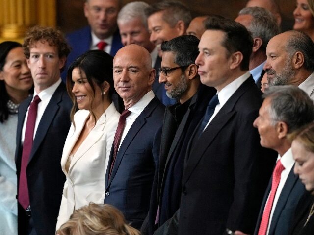 Tech CEOs at Trump inauguration