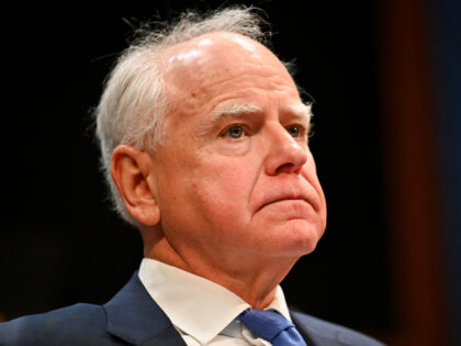 Tim Walz, governor of Minnesota, during a House Oversight and Reform Committee hearing in