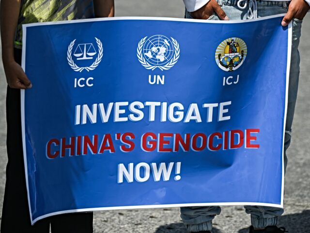 Uyghurs protest EDMONTON, CANADA – JULY 5: Members of the Uyghur diaspora gather at Violet King Henry Pl