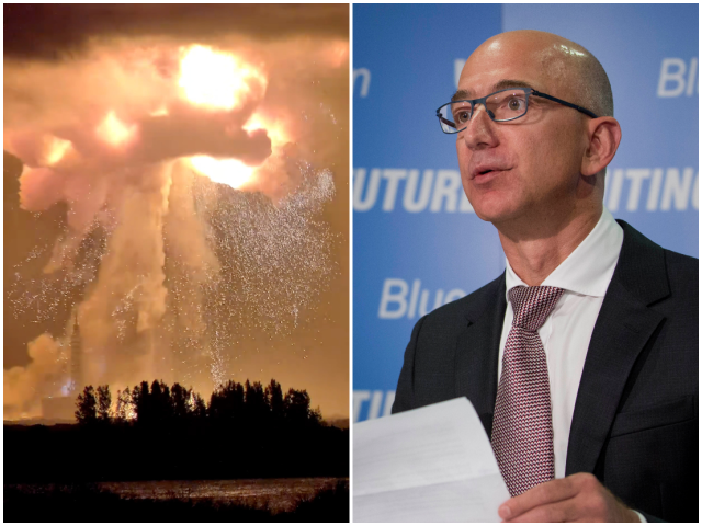 Jeff Bezos Blue Origin explosion