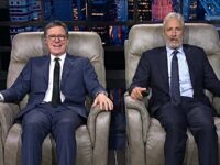 Late-Night Therapy: Jon Stewart Tells Colbert Audience to ‘Close Your Eyes and Dream’ o