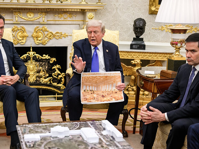 donald-trump-ovaloffice-ballroom-plans-wh-fileoctobert-flickr President Donald Trump speaks with members of the media alongside NATO Secretary General M