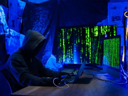 hacker at work