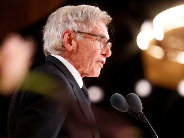 In this image released on January 8, 2026, Harrison Ford at the Golden Eve: The Golden Glo