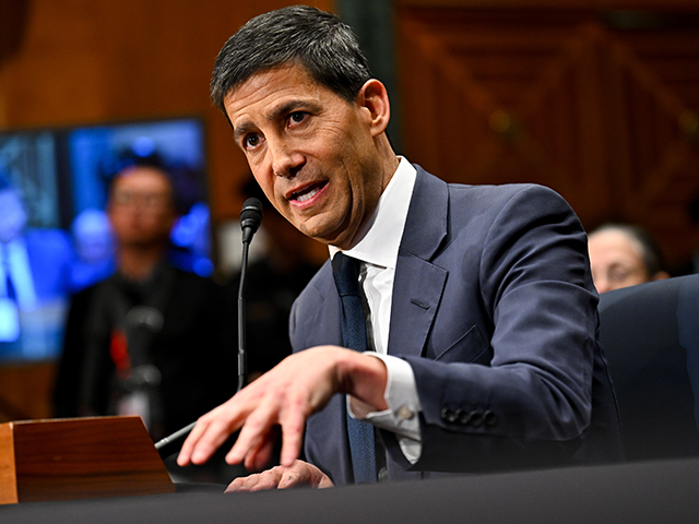 Kevin Warsh testifies during a Senate Banking, Housing, and Urban Affairs Committee confir