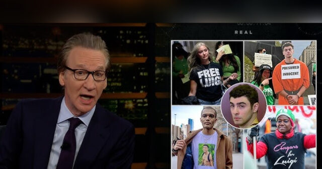 Bill Maher: The Gun Control Leftists Are Now Lionizing Luigi Mangione