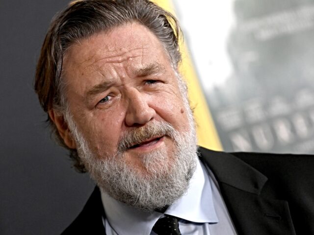 HOLLYWOOD, CALIFORNIA - OCTOBER 24: Russell Crowe attends the 2025 AFI FEST - "Nuremberg"