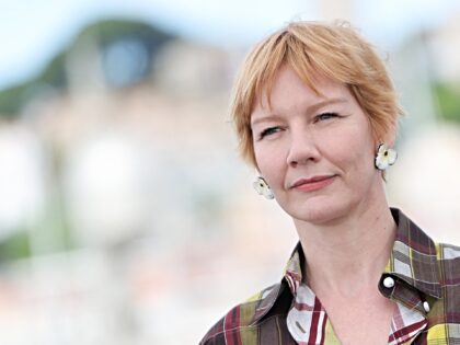 German actress Sandra Huller poses during a photocall of the film "Fatherland" at the 79th