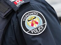 Toronto ON-Sept 07. File Images of Toronto Police services logos at a back to school event at Bridlewood Junior PS. File images for any use. (R.J. Johnston/Toronto Star) (R.J. Johnston/Toronto Star via Getty Images)