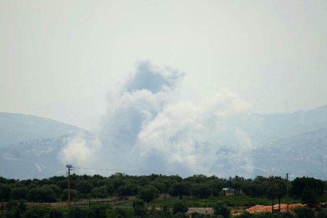 An Israeli air strike targeted southern Lebanese Lebanon on Friday