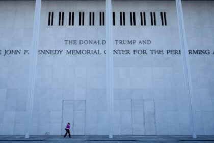 A judge has ruled that President Donald Trump's name cannot be put on the Kennedy Cen