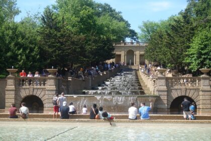 Meridian Hill Park, also known to locals as Malcolm X Park following the Black nationalist