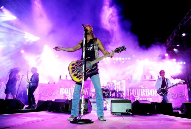 Poison singer Bret Michaels, seen here in 2012 in Los Angeles, has announced he will not p