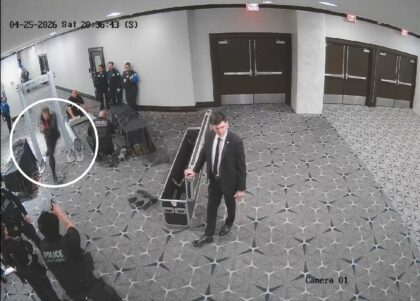 Security camera footage released by prosecutors allegedly shows the moment Cole Allen shot