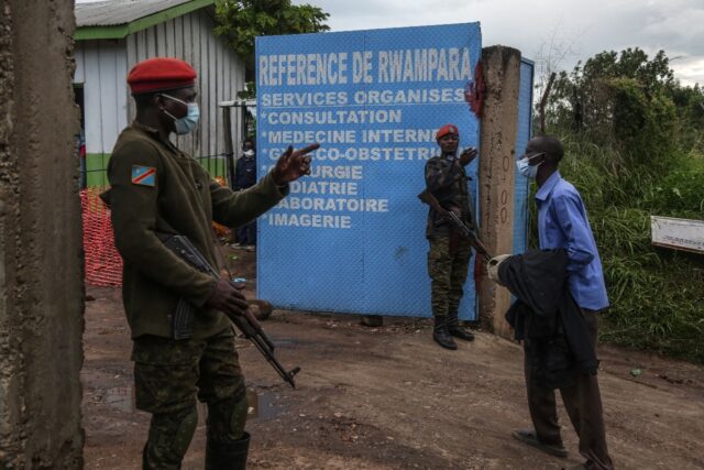 Soldiers had to fire warning shots to disperse the riot at Rwampara hospital in the easter