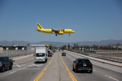 Spirit Airlines, which began operating flights in 1992, was known for its yellow-colored p