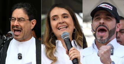 Top contenders in Colombia's presidential election on Sunday: leftist Senator Ivan Ce