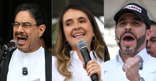 Top contenders in Colombia's presidential election on Sunday: leftist Senator Ivan Ce