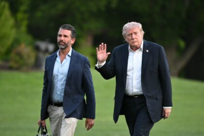 US President Donald Trump said the Iran was was 'bad timing' for his son's