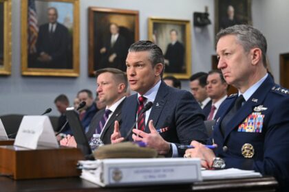 US Secretary of Defense Pete Hegseth and Chairman of the Joint Chiefs of Staff General Dan