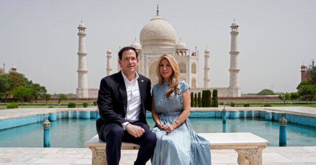 As Iran diplomacy picks up, Rubio tours Taj Mahal