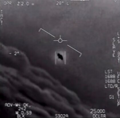 This video grab image obtained April 28, 2020 courtesy of the US Department of Defense sho