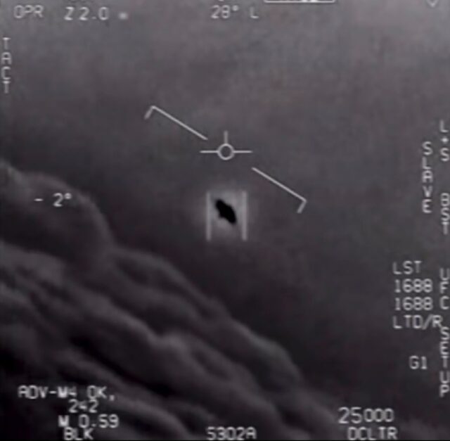 This video grab image obtained April 28, 2020 courtesy of the US Department of Defense sho