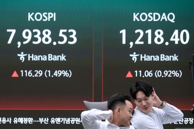 South Korea Financial Markets The Associated Press