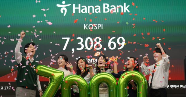 AI boom drives a rally in buying of tech shares, pushing South Korea's Kospi to a record