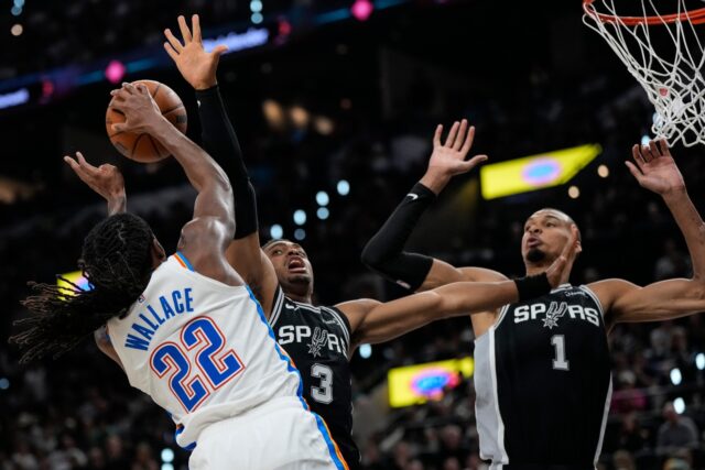 Thunder Spurs Basketball The Associated Press