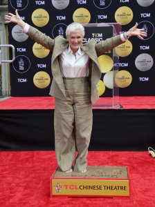 Glenn Close's hand- and foot-prints enshrined in Hollywood cement