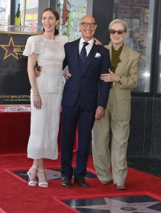 Streep supports 'Prada' co-stars Blunt, Tucci at Walk of Fame ceremony