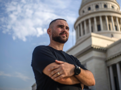 Elian González poses for a portrait in front of the Capitolio in Havana, Cuba, Thursday,