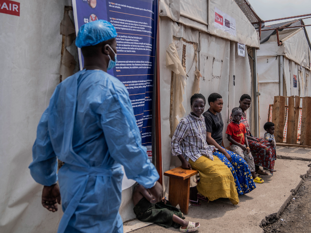 AP24232642655329 Children suffering from mpox wait for a treatment at a clinic in Munigi, eastern Congo, Mo