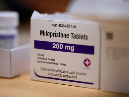 Title: Abortion Pills Image ID: 26099558539961 Article: FILE - Mifepristone tablets sit on