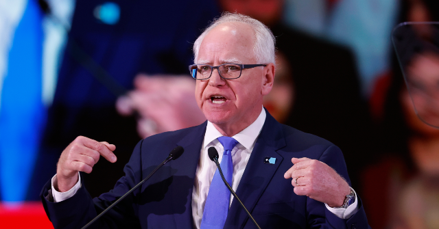 Poll: Gov. Tim Walz's Popularity Dips Below Trump's in Blue State Minnesota
