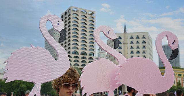 ‘Flamingo’ Protesters in Albania Oppose Jared Kushner’s Plan to Turn Ex-Soviet Chemical Weapons Site into Luxury Resort