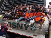 WATCH: New York Knicks Fan Dumps Trash to Steal Hand-Painted Can