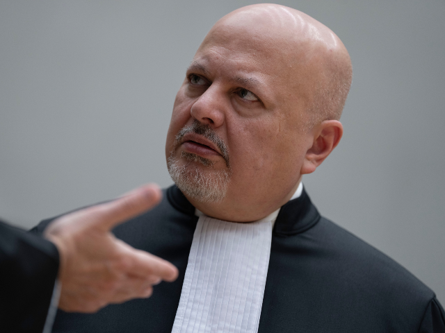 AP26170439513124 FILE - Chief Prosecutor Karim Khan talks while waiting for former Philippine President Rod