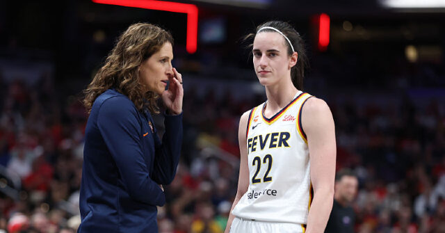 WATCH: Fever Coach Blasts WNBA Refs After Caitlin Clark Gets a Fist in the Neck, No Foul Called
