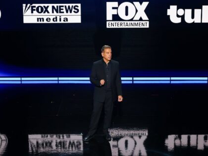 Fox CEO Lachlan Murdoch on stage