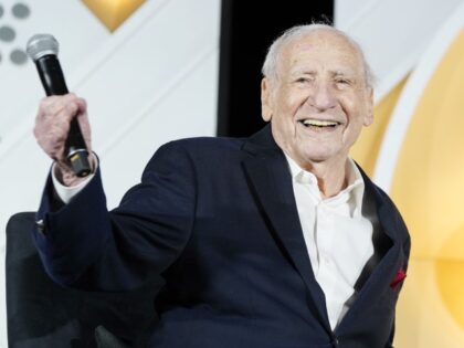 Mel Brooks speaks onstage at the "Spaceballs" screening during the 2024 TCM Classic Film F