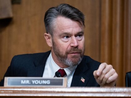 Pentagon - UNITED STATES - APRIL 15: Sen. Todd Young, R-Ind., questions Internal Revenue S