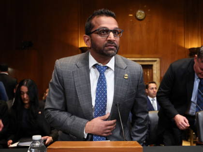 WASHINGTON, DC - MAY 12: Federal Bureau of Investigation (FBI) Director Kash Patel arrives