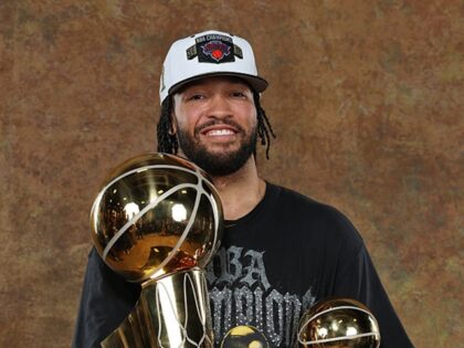 SAN ANTONIO, TX - JUNE 13: Jalen Brunson #11 of the New York Knicks poses for a portrait a