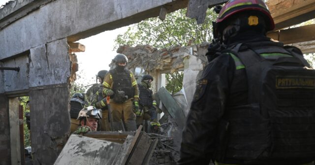 Russia Strike on Apartment Block in Ukraine's Kharkiv Kills At Least One